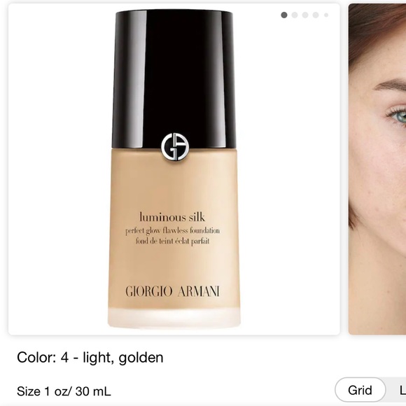 Armani Beauty Luminous Silk Perfect Glow Flawless Oil-Free
Foundation NEW 4 - Picture 3 of 5